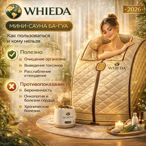 WHIEDA: мини‑сауна Ба‑Гуа — как пользоваться и кому нельзя
