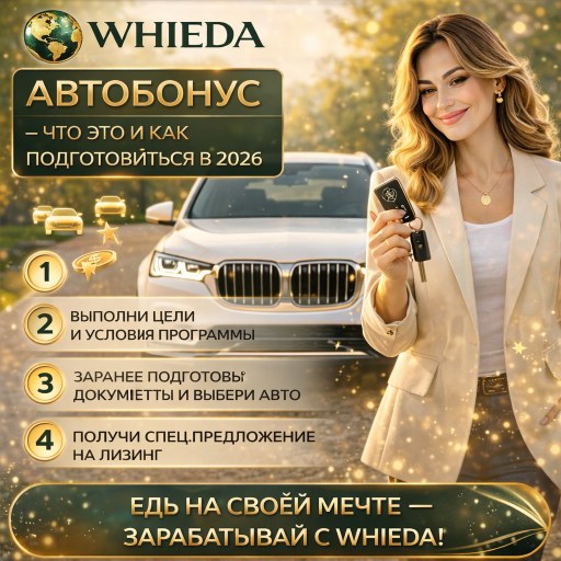 WHIEDA Автобонус: что это и как подготовиться в 2026