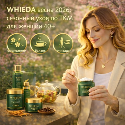 WHIEDA весна 2026: сезонный уход по ТКМ для женщин 40+