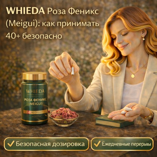 WHIEDA Роза Феникс (Meigui): как принимать 40+ безопасно