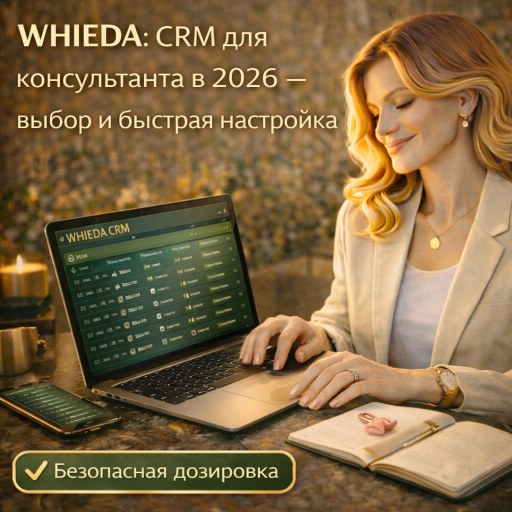 WHIEDA: CRM для консультанта в 2026 — выбор и быстрая настройка