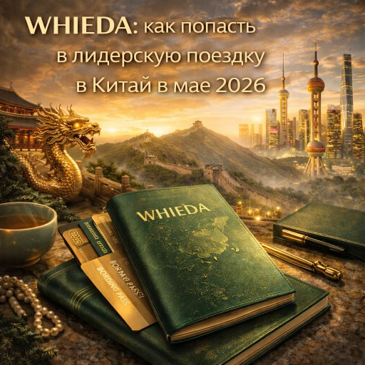 WHIEDA: как попасть в лидерскую поездку в Китай в мае 2026